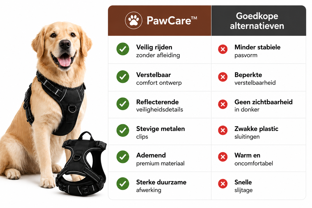 PawCare™ Honden Autoharnas