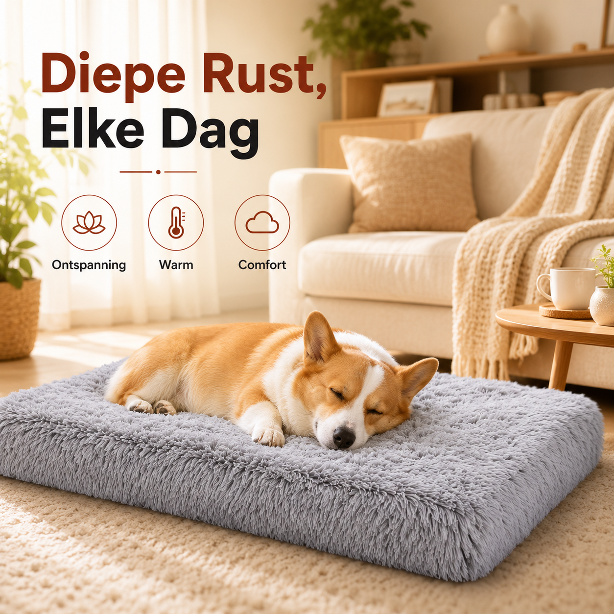 PawCare™ CozyCloud Pluche Mat