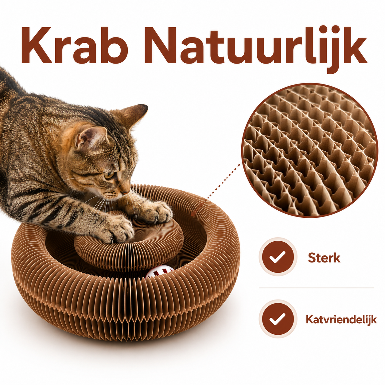 PawCare™ KrabCocon™ (Krabben, Spelen & Rusten)