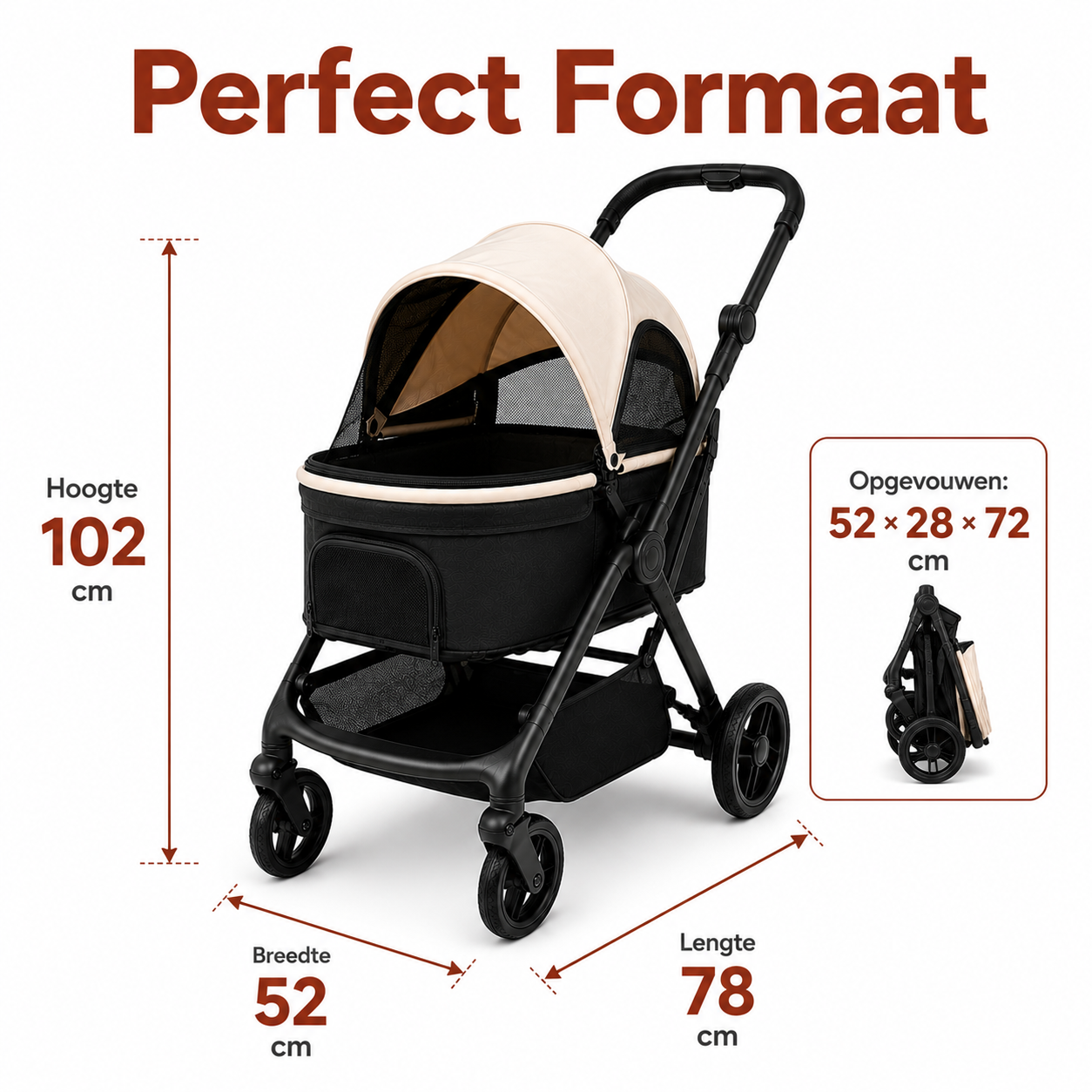 PawCare™ Huisdierenbuggy
