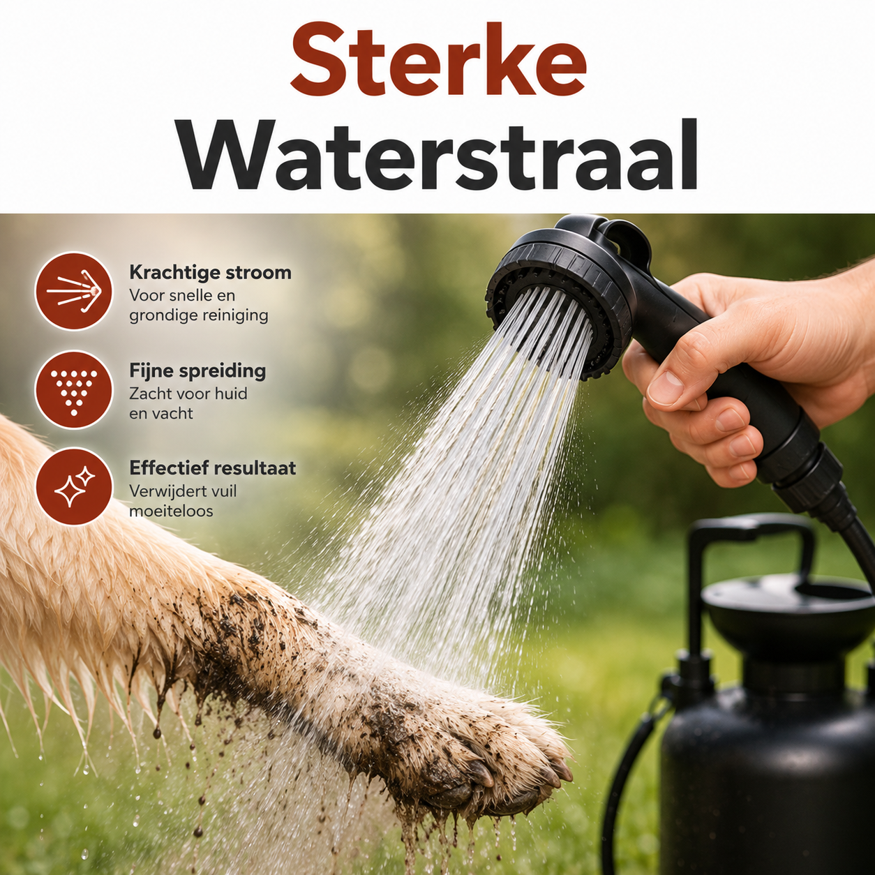 PawCare Draagbare Hondendouche