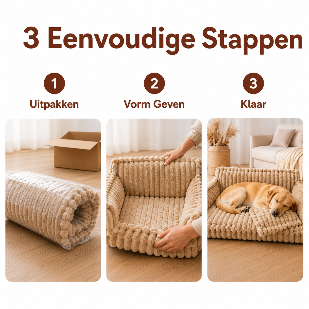 PawCare™ SleepEase Hondenbank