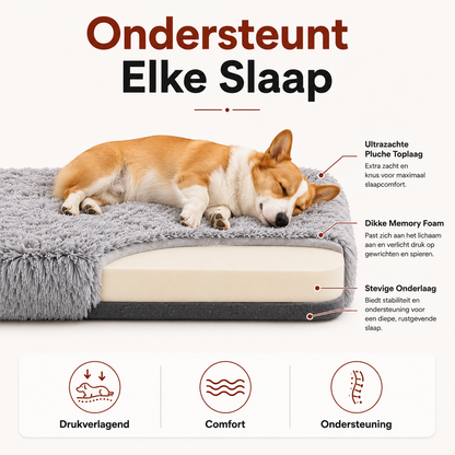 PawCare™ CozyCloud Pluche Mat