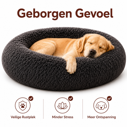 PawCare™ Calming Donut Hondenbed