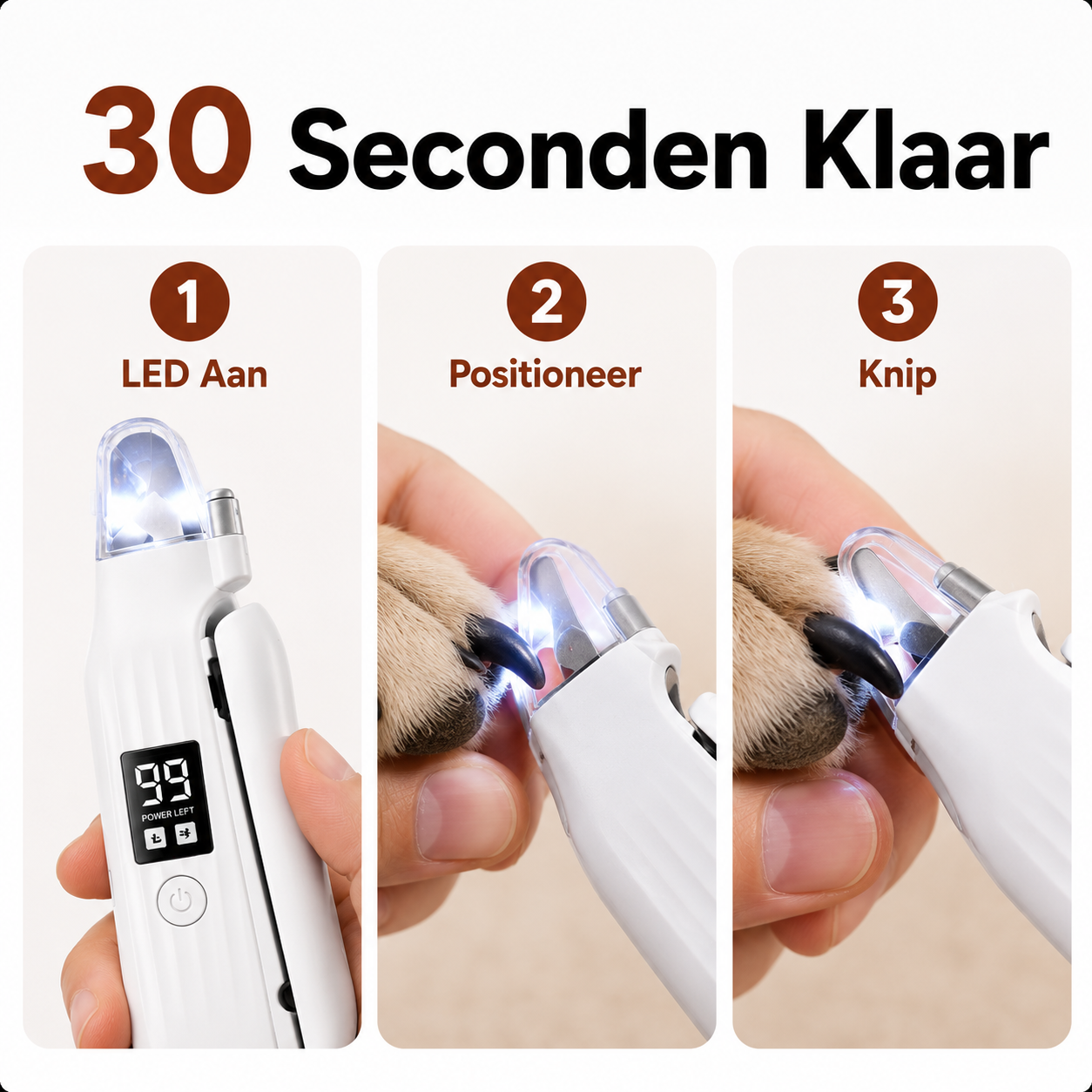 PawCare™ LED Nagelknipper