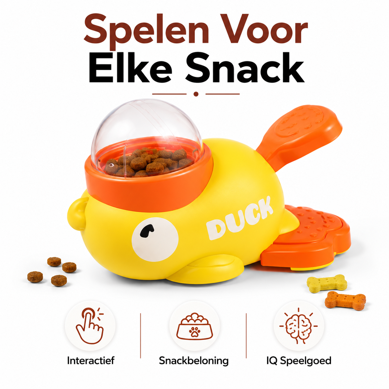 PawCare™ DuckFeed Snack Speeltje