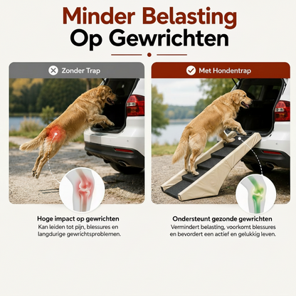 PawCare™ Opvouwbare Hondentrap Auto