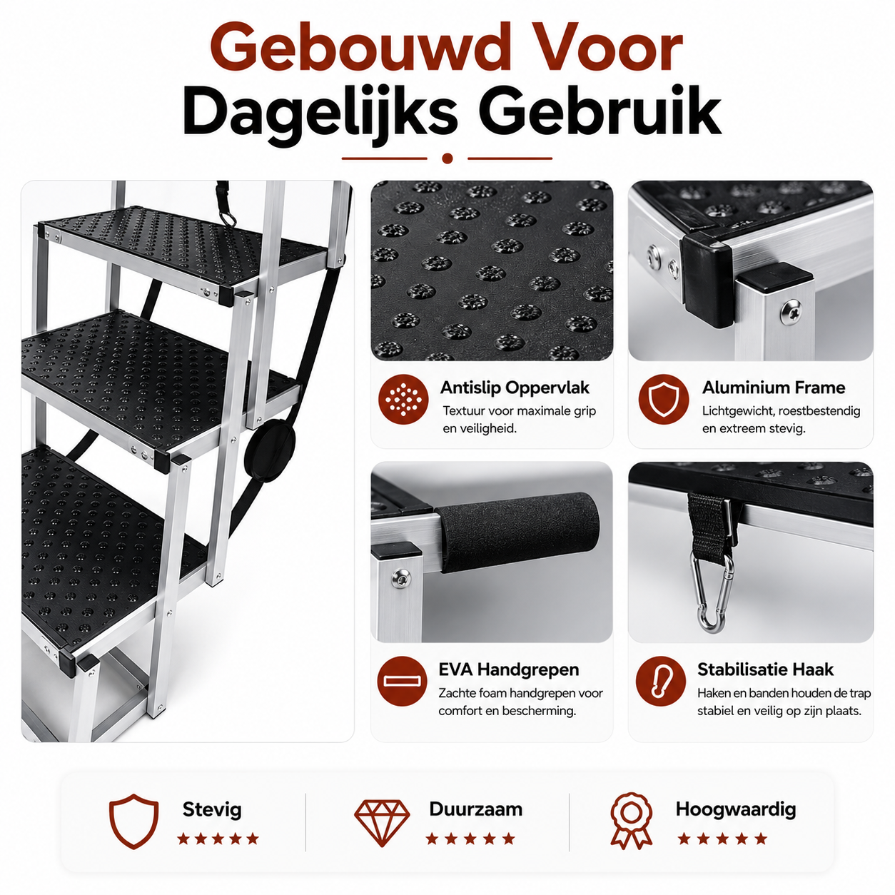 PawCare™ Opvouwbare Hondentrap Auto