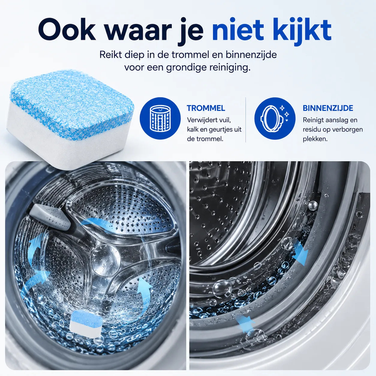 PawCare™ Wasmachine Reinigingstabletten