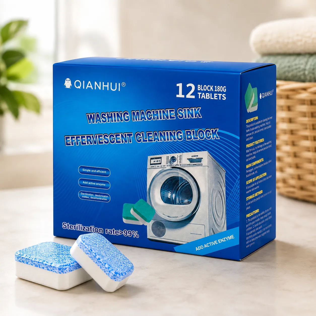 PawCare™ Wasmachine Reinigingstabletten