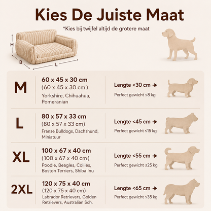 PawCare™ SleepEase Hondenbank