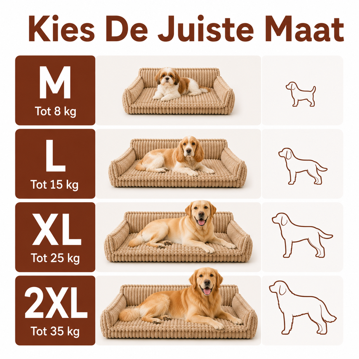 PawCare™ SleepEase Hondenbank
