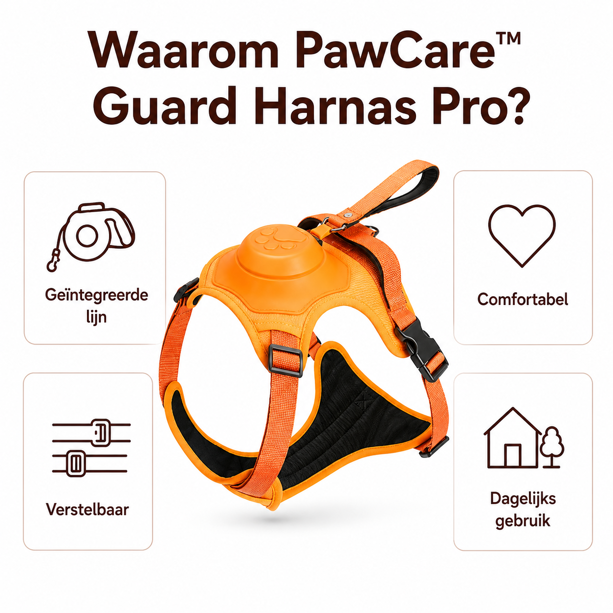 PawCare™ GlowGuard Harnas Pro
