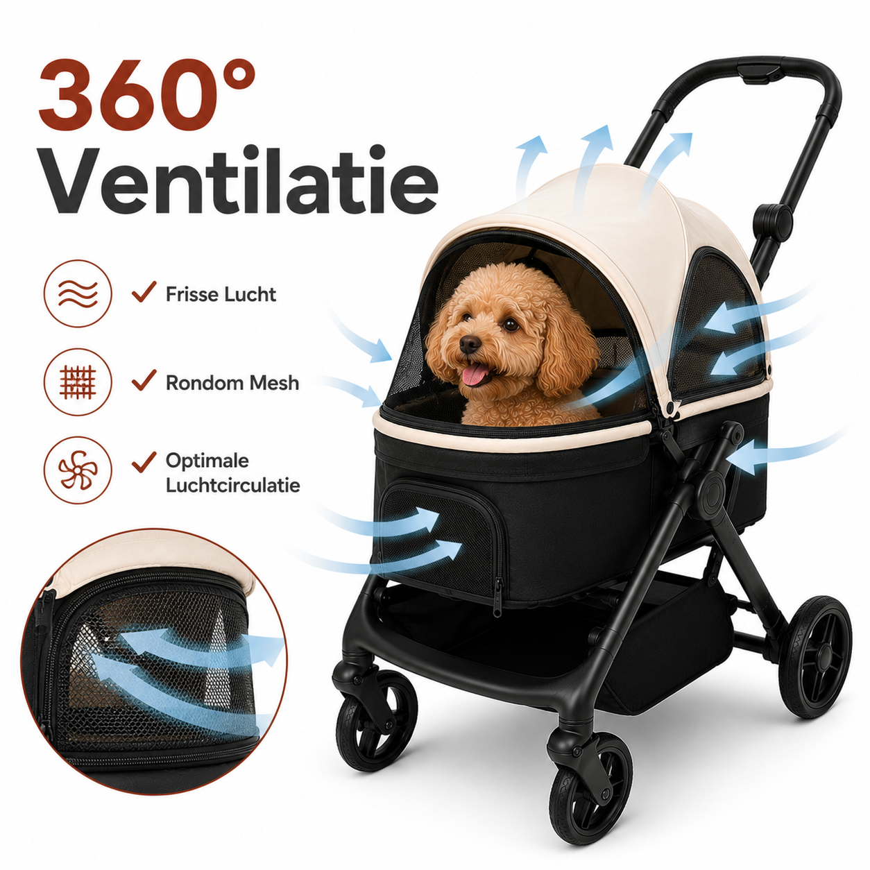 PawCare™ Huisdierenbuggy