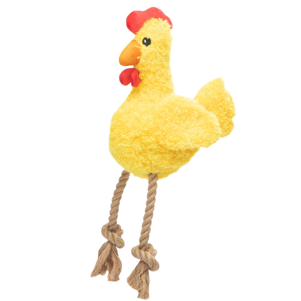 PawCare pluche kip hondenspeelgoed